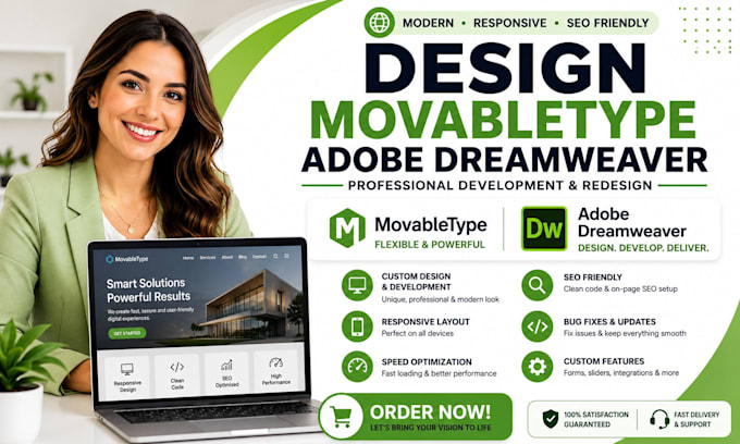 design movabletype website adobe dreamweaver website redesign responsive website