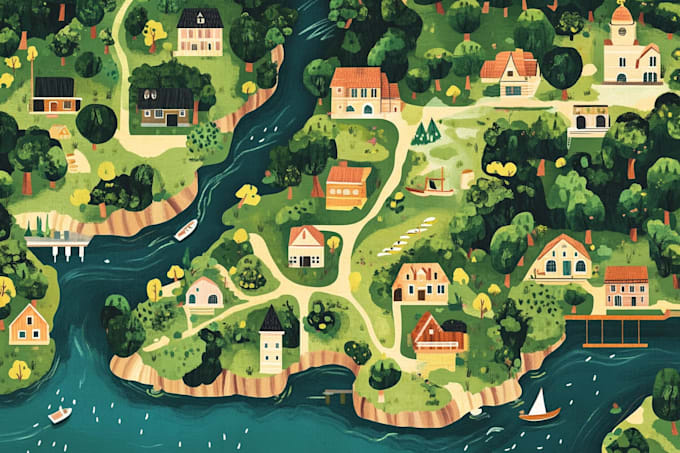 do vector map illustration and event map