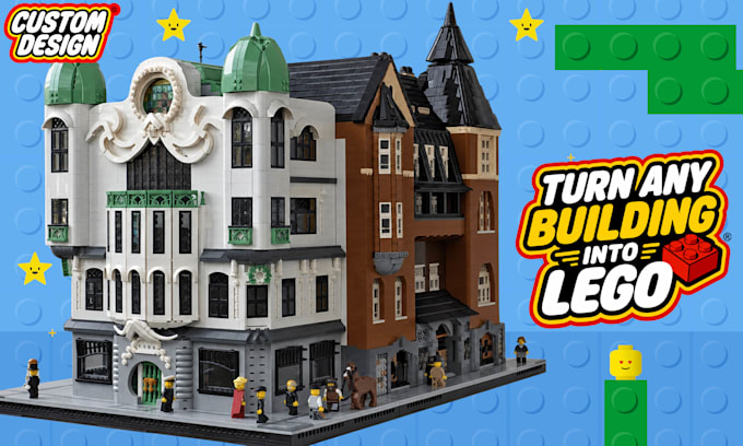 design a custom lego model of any building or object