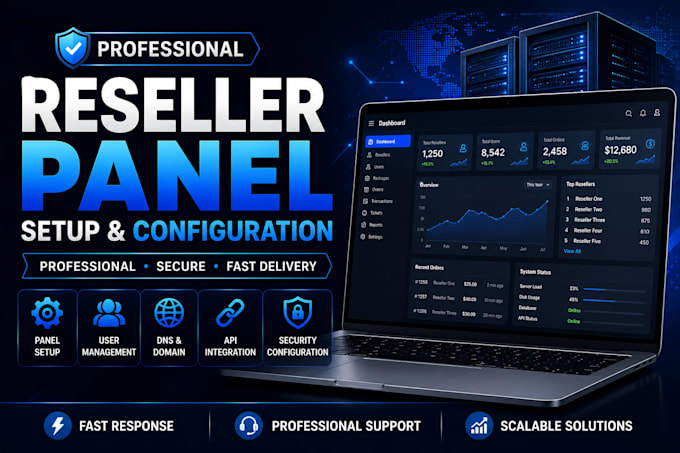professionally setup and configure your reseller panel