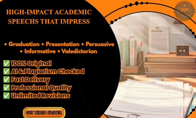 write outstanding academic and graduation speeches