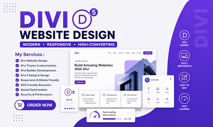 be divi expert for divi wordpres website, divi theme, divi 5, divi builder, divi