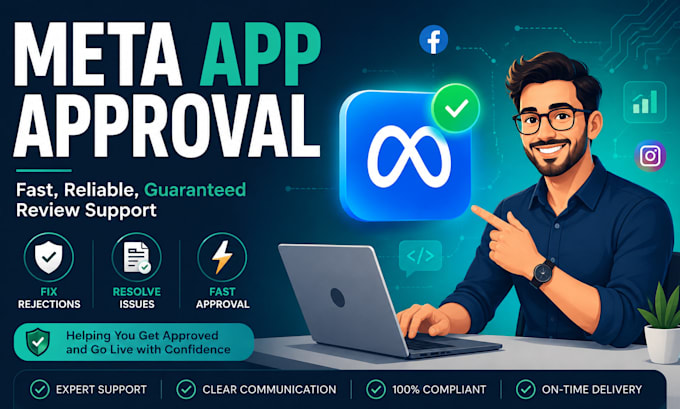 get your facebook or whatsapp app approved by meta