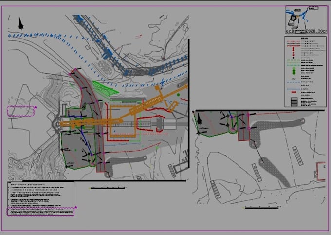 design site plan and grading plan in autocad civil 3d