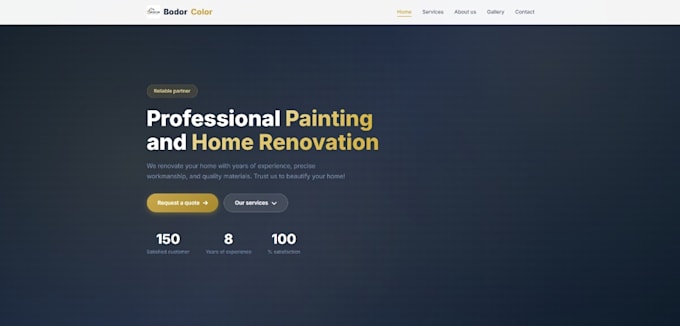 build a modern, responsive website using HTML, CSS, and javascript