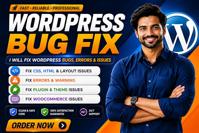 fix wordpress website bugs and technical issues
