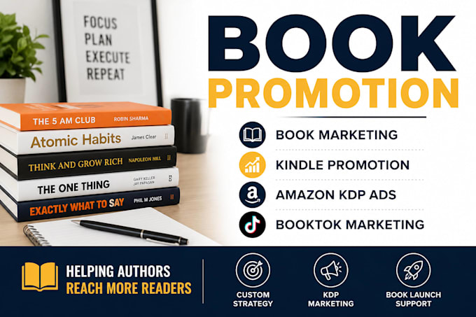 do complete book marketing, amazon book KDP, book promotion