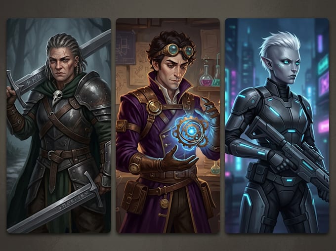 create ai generated character or concept art