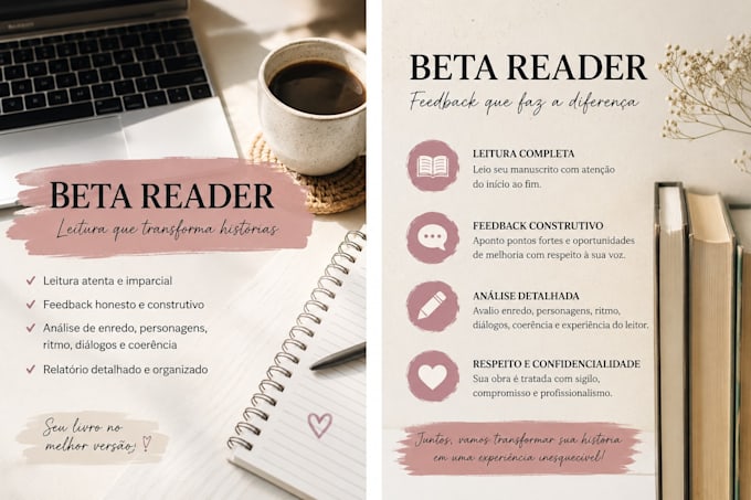 leitura beta profissional com feedback detalhado
