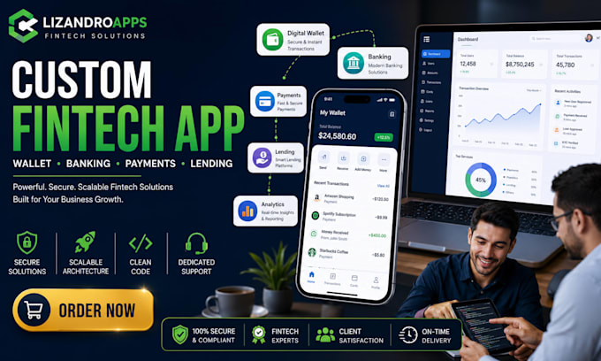 develop fintech app digital wallet banking payment and lending platform