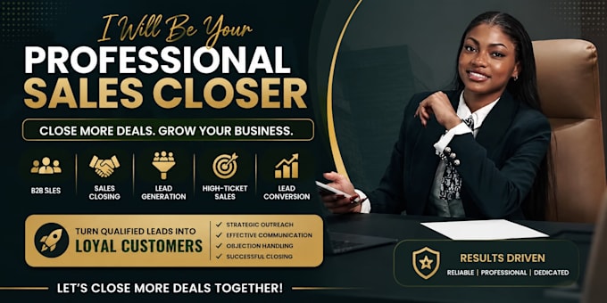 be your high ticket sales closer