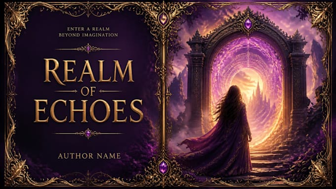 fantasy and minimal book and ebook cover