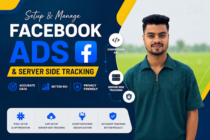 manage facebook ads and set up server side tracking