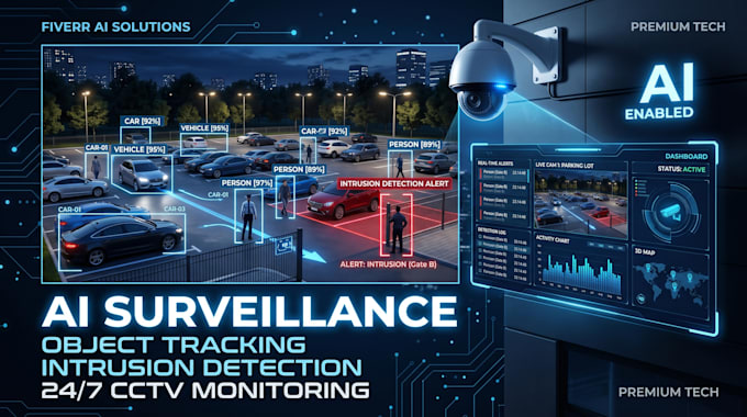 develop ai surveillance with intrusion detection and object tracking