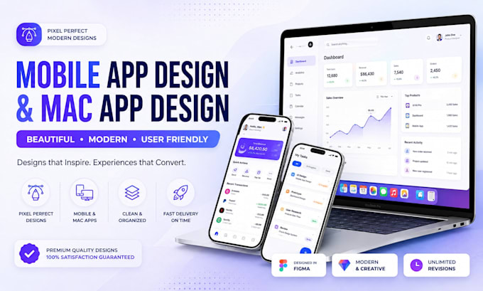do app ui, mac app design ui ux design and developed