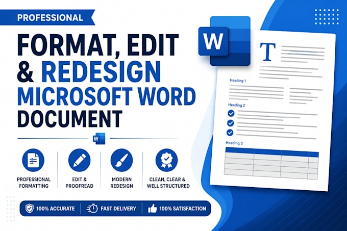 professionally format microsoft word documents