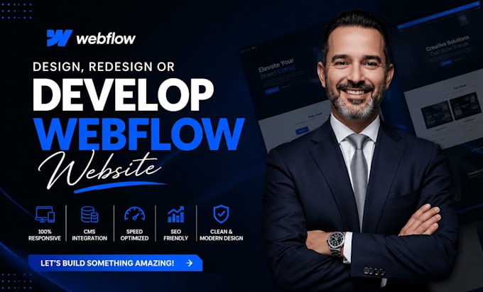 design, redesign, or develop web flow website