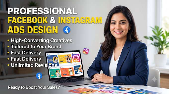 create eye catching social media ads design