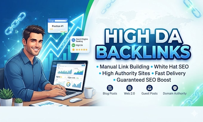 make 30 high da backlinks