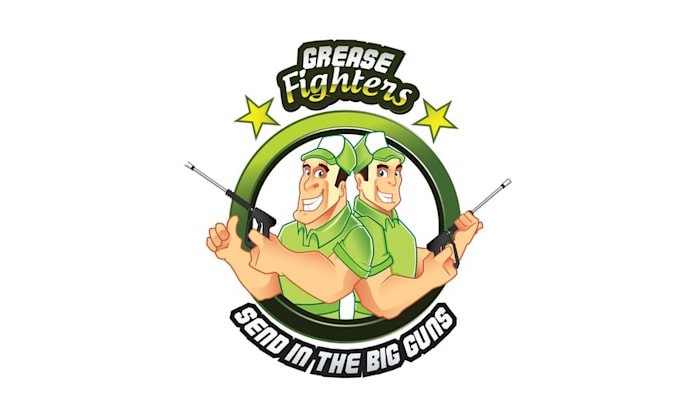 design attractive premium logo for grease fighters