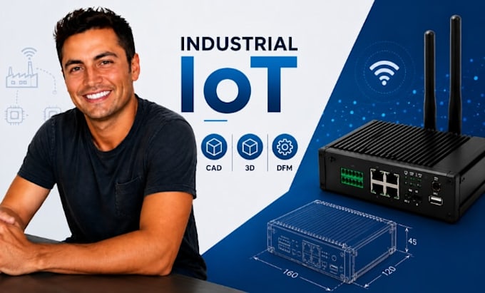 design industrial iot product, smart factory device, iot hardware prototype