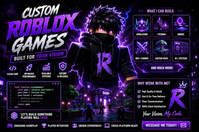 create combat vfx and r6,r15 movement roblox animations for your game