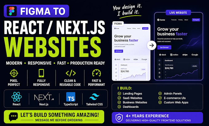 convert figma to react or nextjs