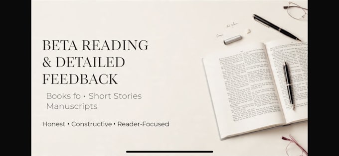 be your beta reader and provide detailed feedback on your book