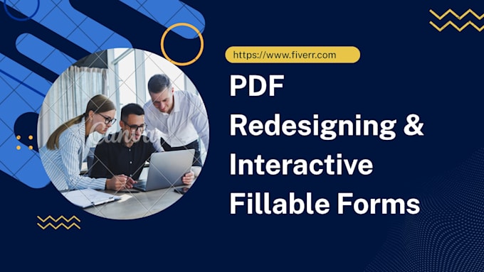 redesign PDF documents and create fillable forms