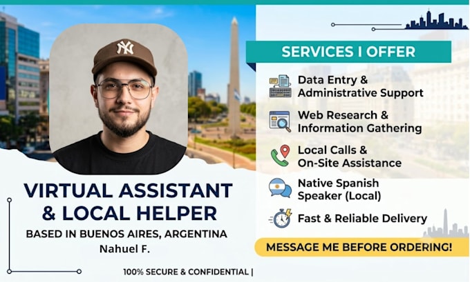 be your virtual assistant or local helper in buenos aires