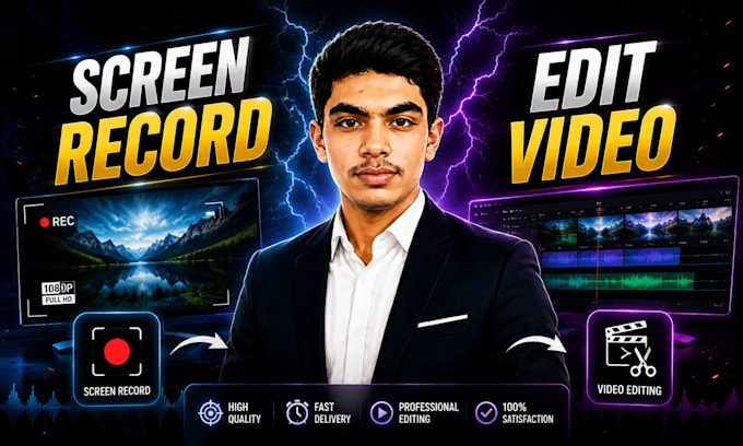 professionally screen record and edit your video