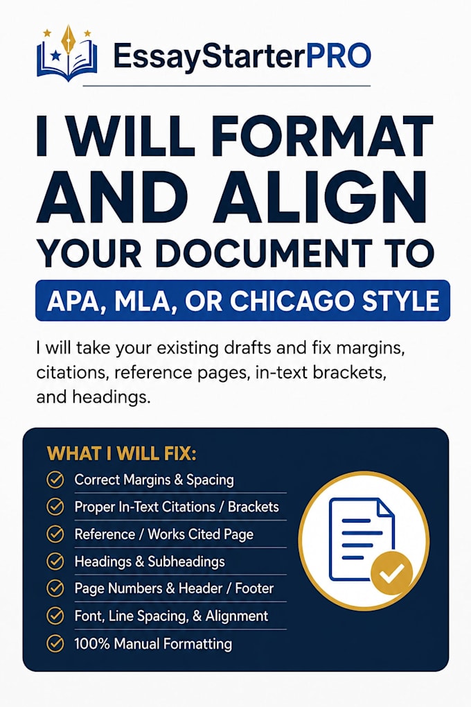 format and align your document to apa, mla, or chicago style