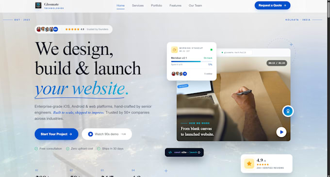 develop full stack web and mobile applications