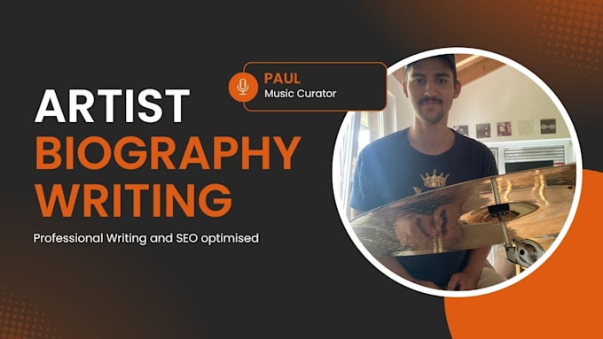 write your artist bio