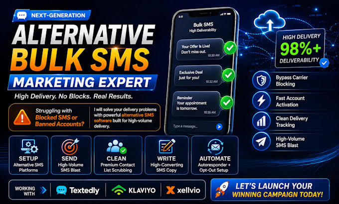 send alternative bulk sms for instant sms campaign blasts