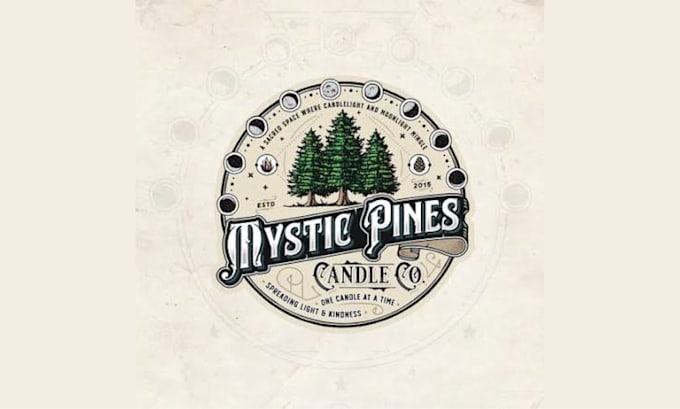 create vintage monogram logo