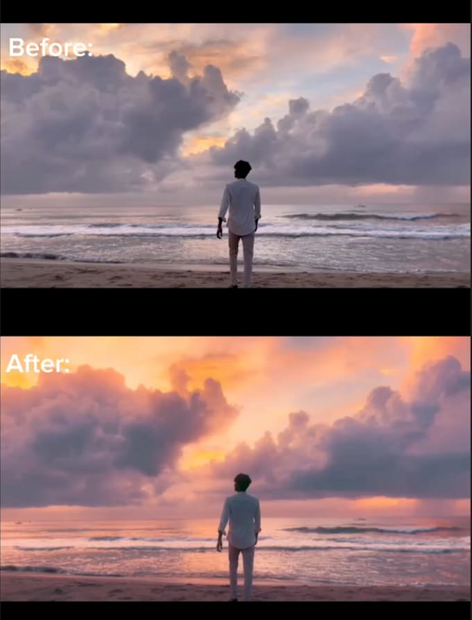 do vedio editing, colour grading , and animation
