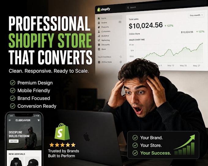 shopify websites for fashion and clothing brands