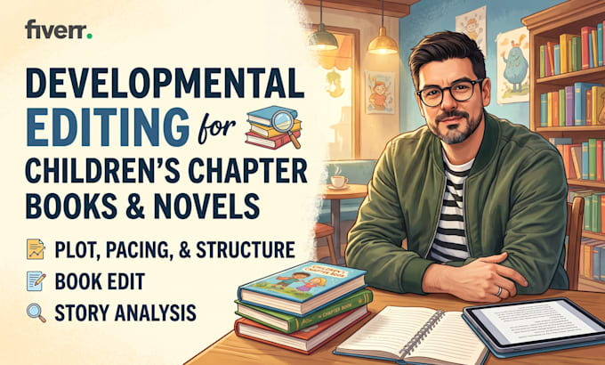 developmental edit children chapter book novel, plot pacing, structure book edit