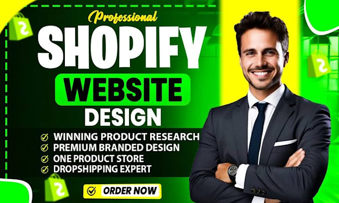 design and redesign shopify dropshipping store, shopify expert