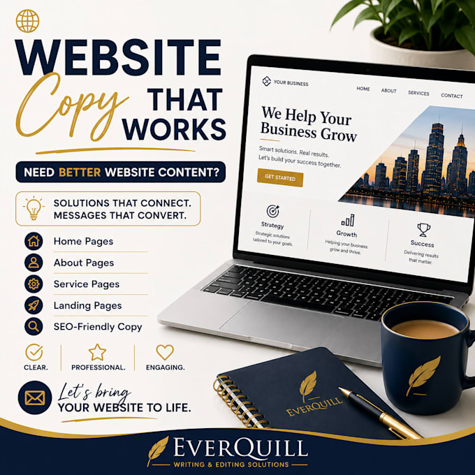 write or edit compelling website copy