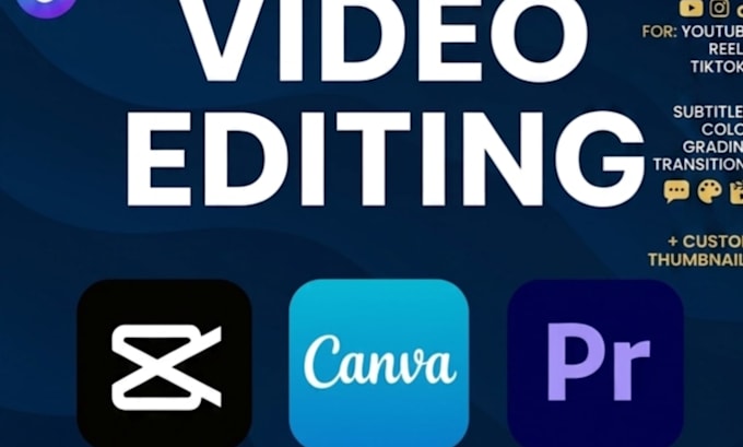 do professional video editing and custom graphic design