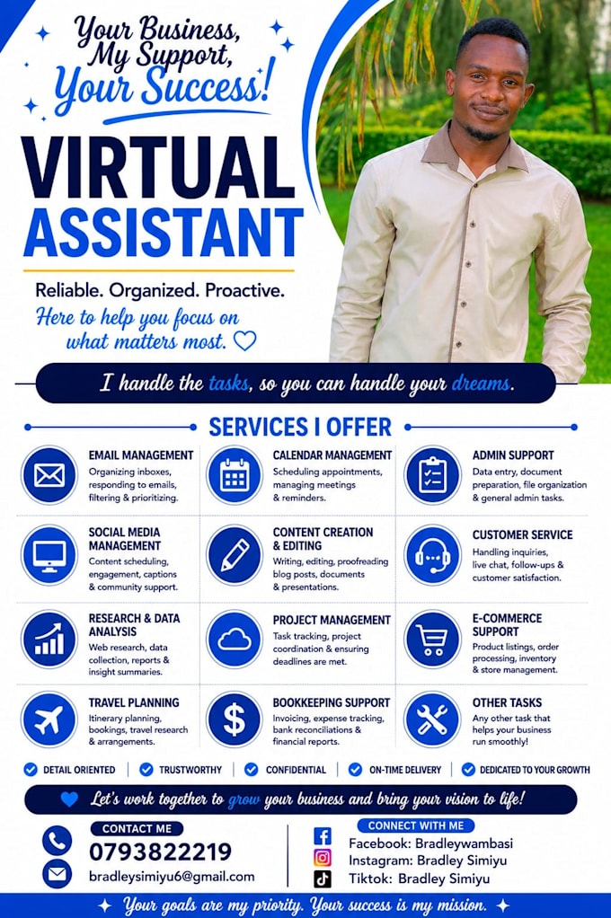 virtual assistant for email and calendar management