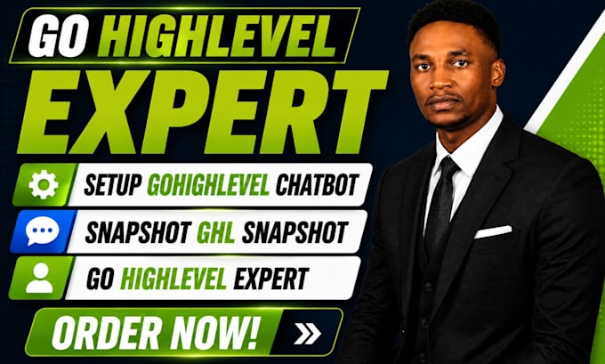 setup gohighlevel chatbot, snapshot ghl snapshot, go highlevel expert