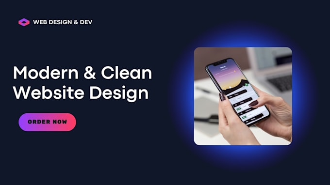design a modern landing page or website in framer or wordpress