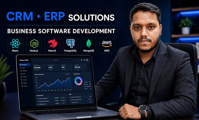develop custom saas web application or CRM system