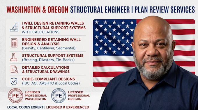 design retaining walls and structural support systems with calculations