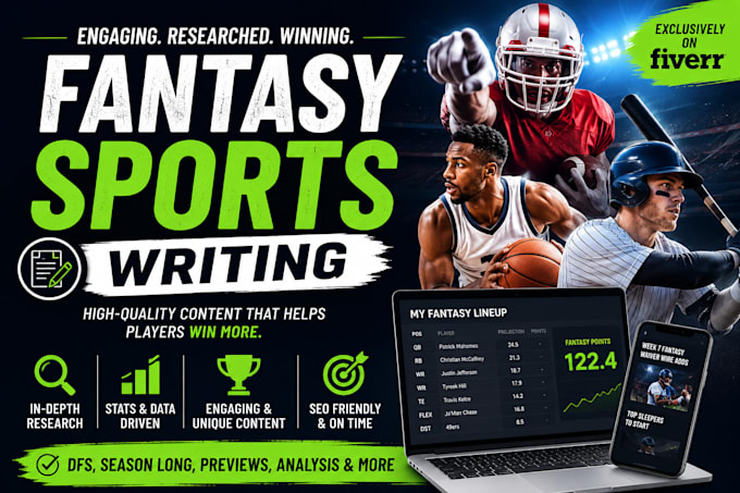 write fantasy sports content