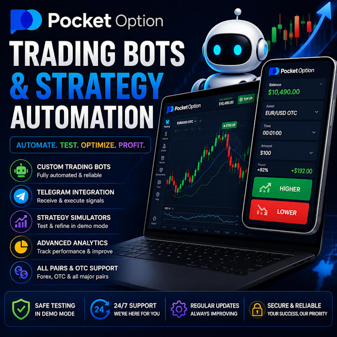 code pocket option automated script and strategy for options