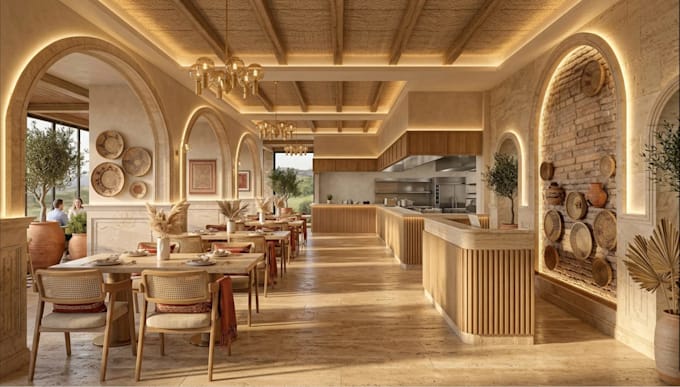 redesign 3d restaurant interior, architect floor plan,cafe,lounge,bar rendering